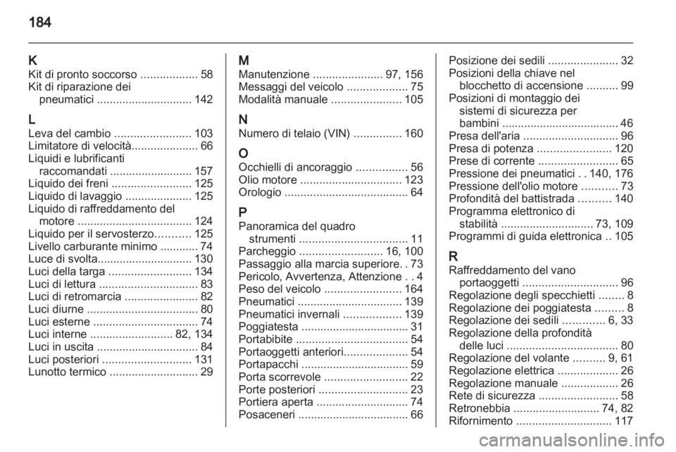OPEL MOVANO_B 2011.5  Manuale di uso e manutenzione (in Italian) 
