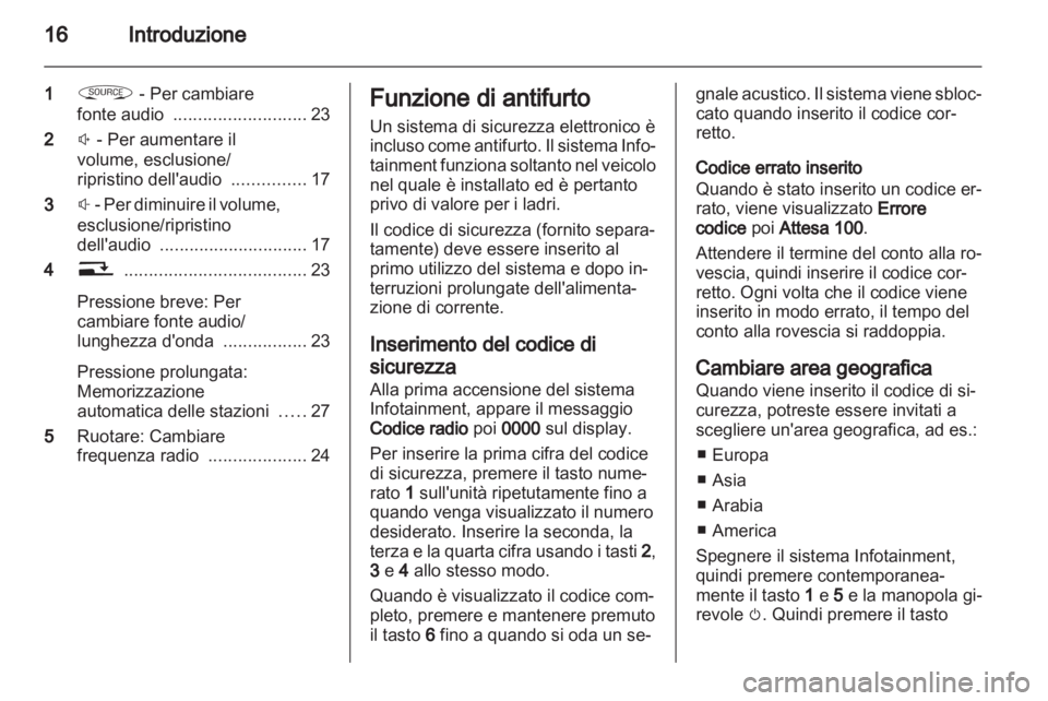 OPEL VIVARO 2012 Manuale del sistema Infotainment (in Italian) OPEL VIVARO 2012 Manuale del sistema Infotainment (in Italian)