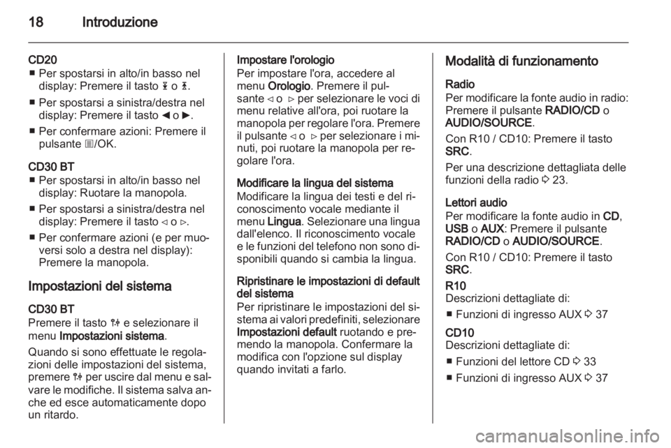 OPEL VIVARO 2012 Manuale del sistema Infotainment (in Italian) OPEL VIVARO 2012 Manuale del sistema Infotainment (in Italian)