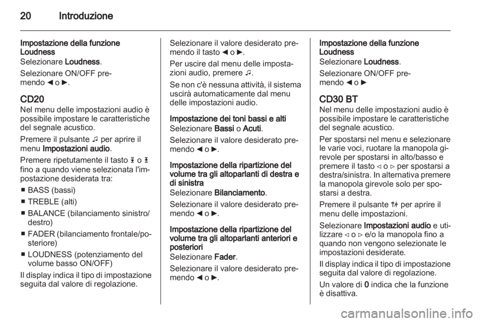 OPEL VIVARO 2012 Manuale del sistema Infotainment (in Italian) OPEL VIVARO 2012 Manuale del sistema Infotainment (in Italian)