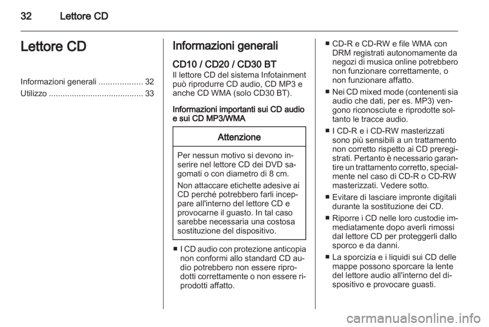 OPEL VIVARO 2012 Manuale del sistema Infotainment (in Italian) OPEL VIVARO 2012 Manuale del sistema Infotainment (in Italian)