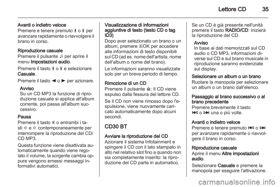 OPEL VIVARO 2012 Manuale del sistema Infotainment (in Italian) OPEL VIVARO 2012 Manuale del sistema Infotainment (in Italian)