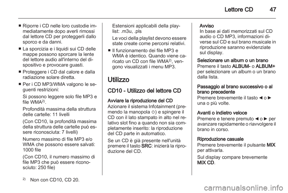 OPEL MOVANO_B 2012.5 Manuale del sistema Infotainment (in Italian) OPEL MOVANO_B 2012.5 Manuale del sistema Infotainment (in Italian)