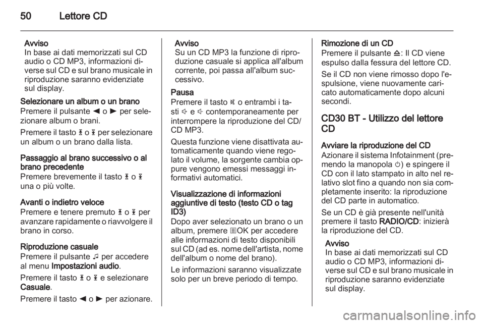 OPEL MOVANO_B 2012.5  Manuale del sistema Infotainment (in Italian) 