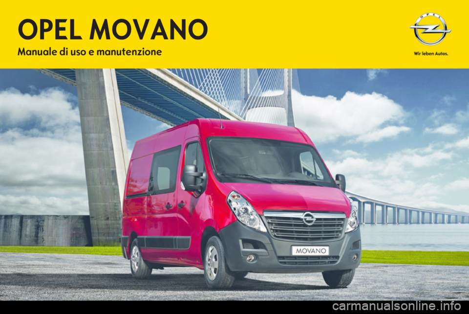 OPEL MOVANO_B 2012.5  Manuale di uso e manutenzione (in Italian) 