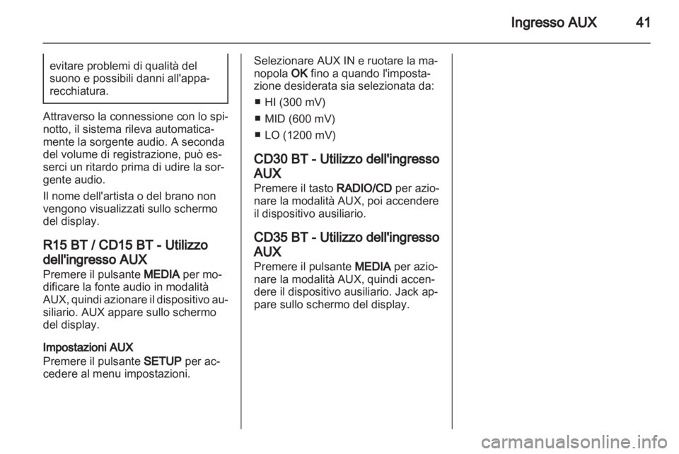OPEL VIVARO 2013 Manuale del sistema Infotainment (in Italian) OPEL VIVARO 2013 Manuale del sistema Infotainment (in Italian)