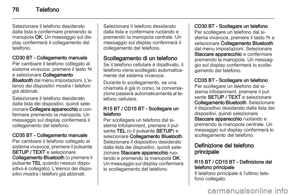 OPEL MOVANO_B 2013.5  Manuale del sistema Infotainment (in Italian) 