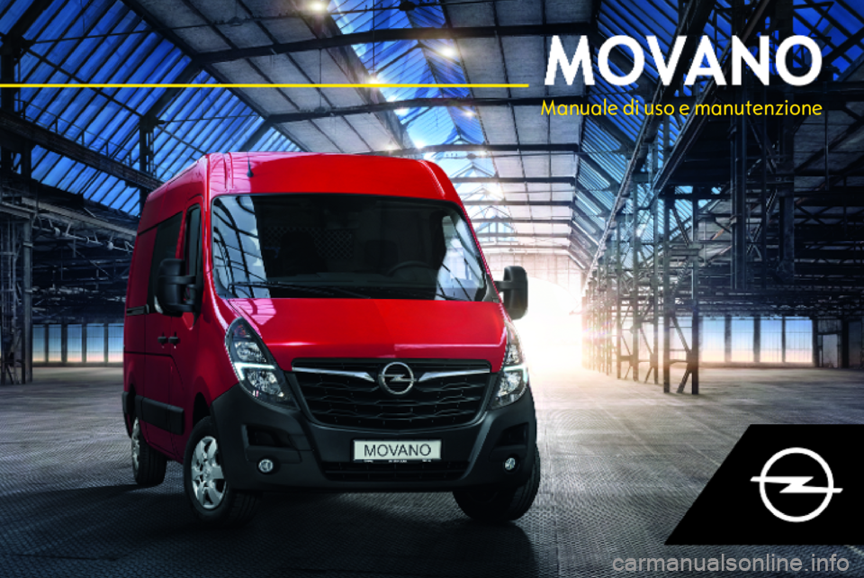 OPEL MOVANO_B 2020  Manuale di uso e manutenzione (in Italian) Manuale di uso e manutenzione 