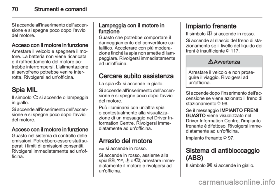 OPEL VIVARO 2011 Manuale di uso e manutenzione (in Italian) OPEL VIVARO 2011 Manuale di uso e manutenzione (in Italian)