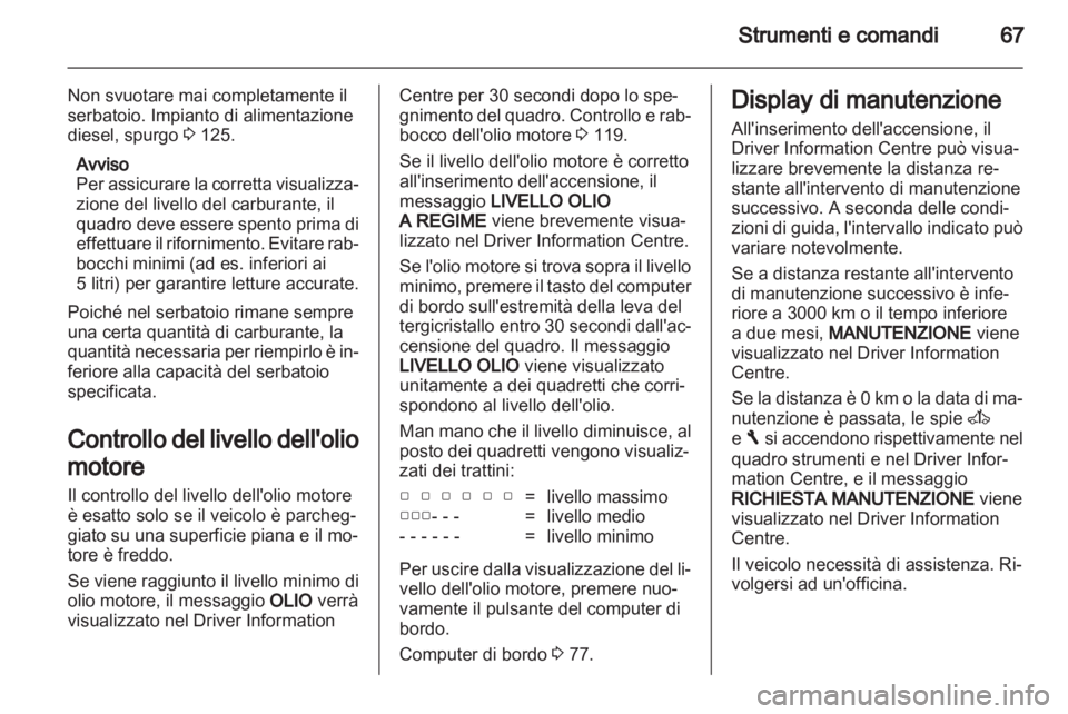 OPEL VIVARO 2011.5  Manuale di uso e manutenzione (in Italian) 