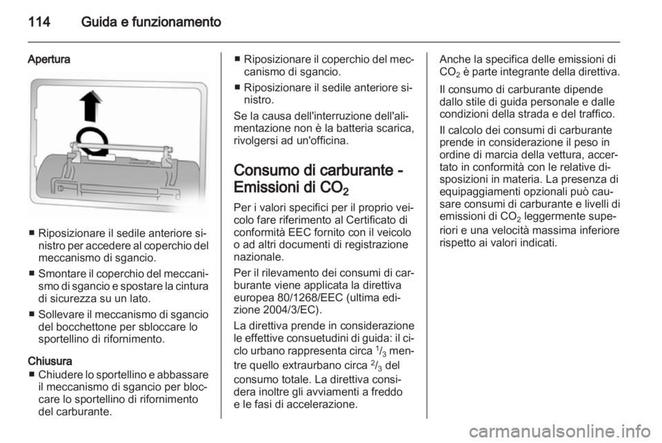 OPEL VIVARO 2012 Manuale di uso e manutenzione (in Italian) OPEL VIVARO 2012 Manuale di uso e manutenzione (in Italian)