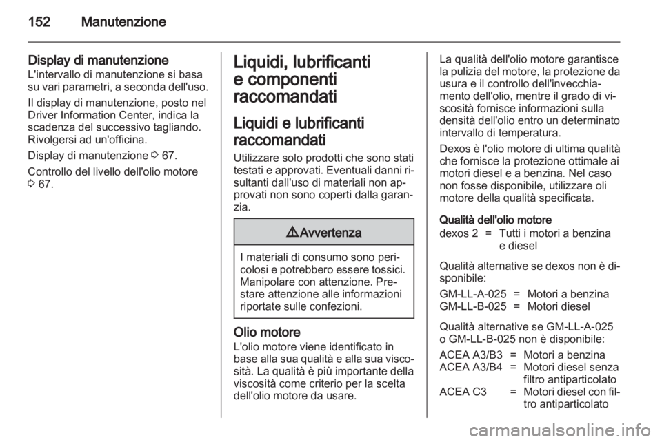 OPEL VIVARO 2012 Manuale di uso e manutenzione (in Italian) OPEL VIVARO 2012 Manuale di uso e manutenzione (in Italian)