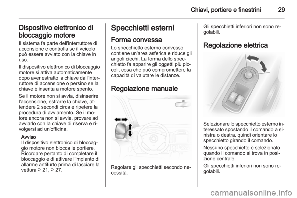 OPEL VIVARO 2012 Manuale di uso e manutenzione (in Italian) OPEL VIVARO 2012 Manuale di uso e manutenzione (in Italian)