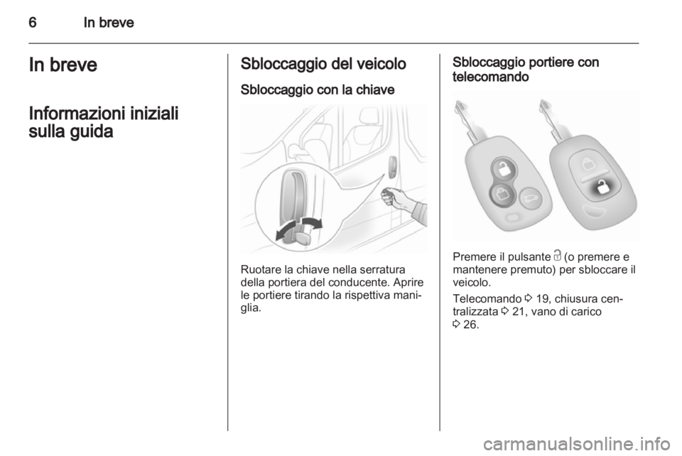 OPEL VIVARO 2013  Manuale di uso e manutenzione (in Italian) 