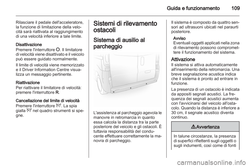OPEL VIVARO 2013.5 Manuale di uso e manutenzione (in Italian) OPEL VIVARO 2013.5 Manuale di uso e manutenzione (in Italian)