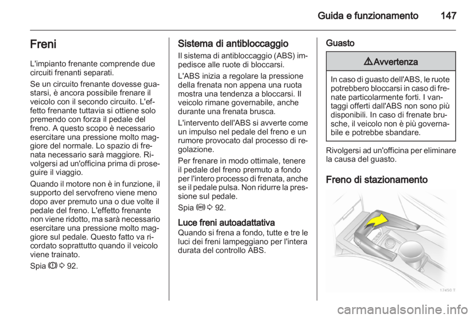OPEL ZAFIRA 2010  Manuale di uso e manutenzione (in Italian) 