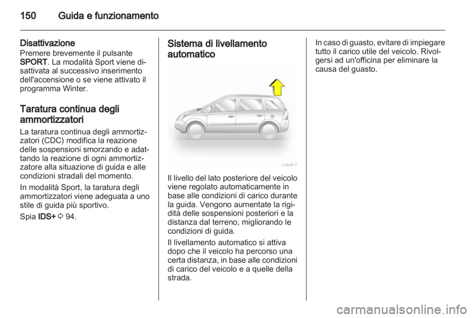 OPEL ZAFIRA 2010  Manuale di uso e manutenzione (in Italian) 