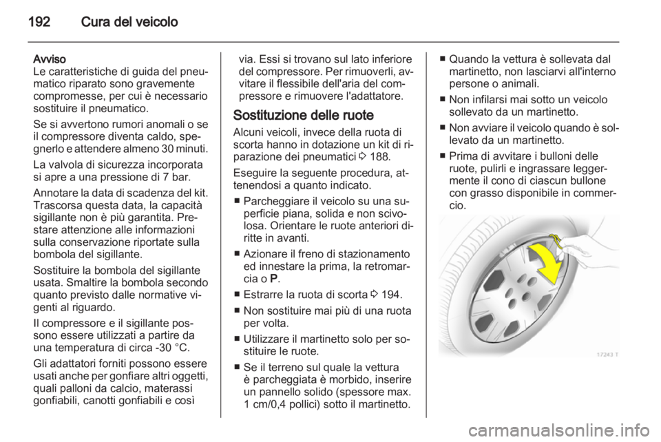 OPEL ZAFIRA 2010 Manuale di uso e manutenzione (in Italian) OPEL ZAFIRA 2010 Manuale di uso e manutenzione (in Italian)