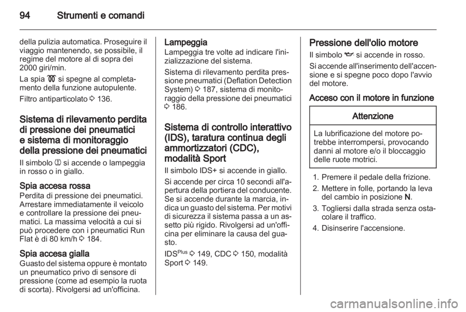 OPEL ZAFIRA 2010  Manuale di uso e manutenzione (in Italian) 