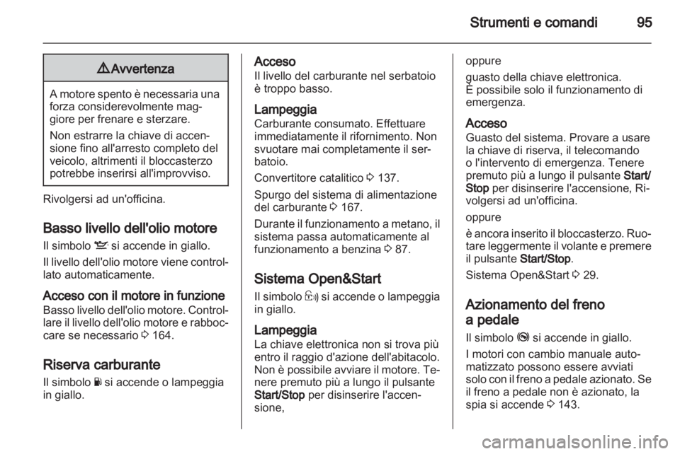 OPEL ZAFIRA 2010  Manuale di uso e manutenzione (in Italian) 
