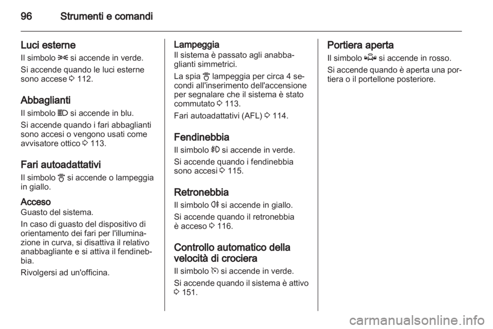 OPEL ZAFIRA 2010  Manuale di uso e manutenzione (in Italian) 
