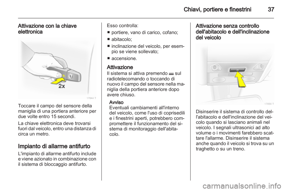 OPEL ZAFIRA 2010.5  Manuale di uso e manutenzione (in Italian) 