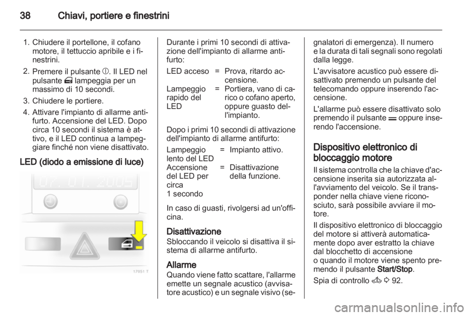 OPEL ZAFIRA 2010.5 Manuale di uso e manutenzione (in Italian) OPEL ZAFIRA 2010.5 Manuale di uso e manutenzione (in Italian)