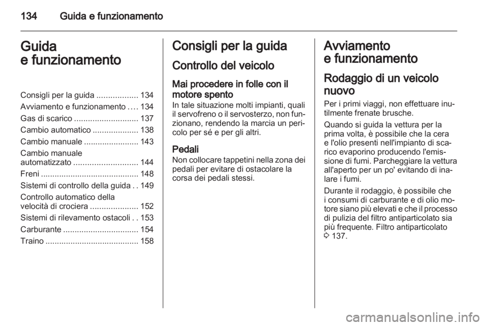 OPEL ZAFIRA 2011  Manuale di uso e manutenzione (in Italian) 