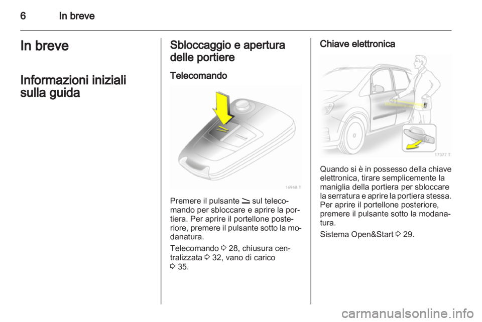 OPEL ZAFIRA 2011  Manuale di uso e manutenzione (in Italian) 