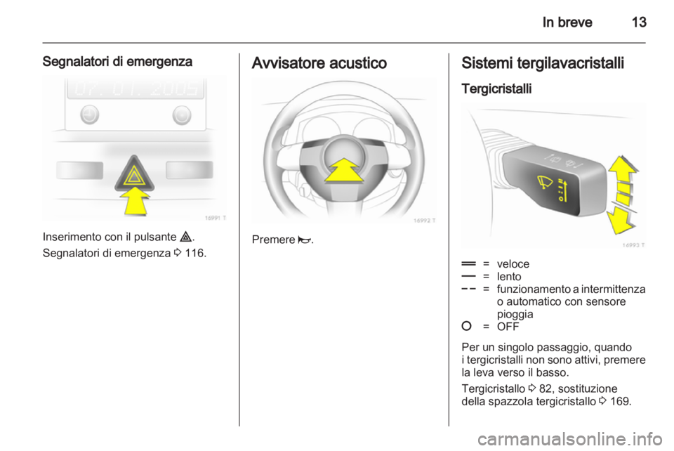 OPEL ZAFIRA 2011.5  Manuale di uso e manutenzione (in Italian) 