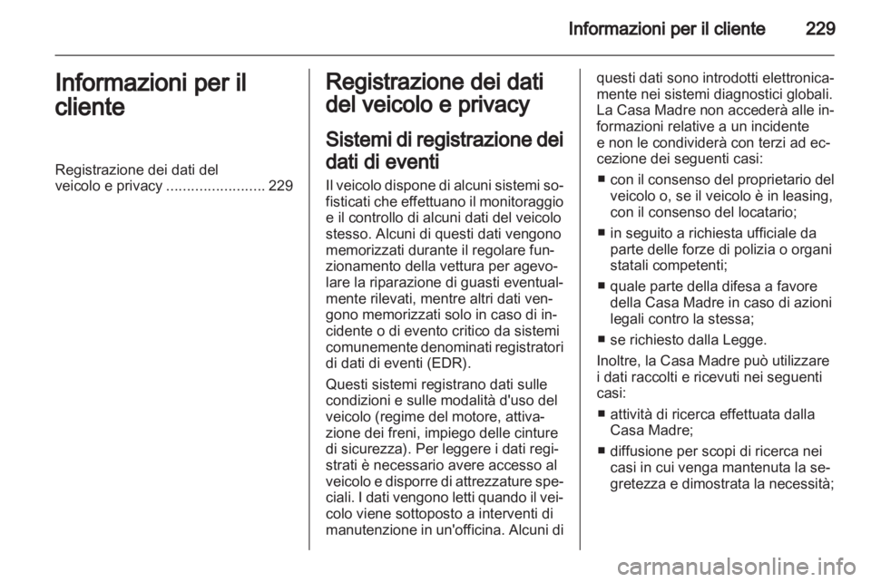OPEL ZAFIRA 2011.5  Manuale di uso e manutenzione (in Italian) 