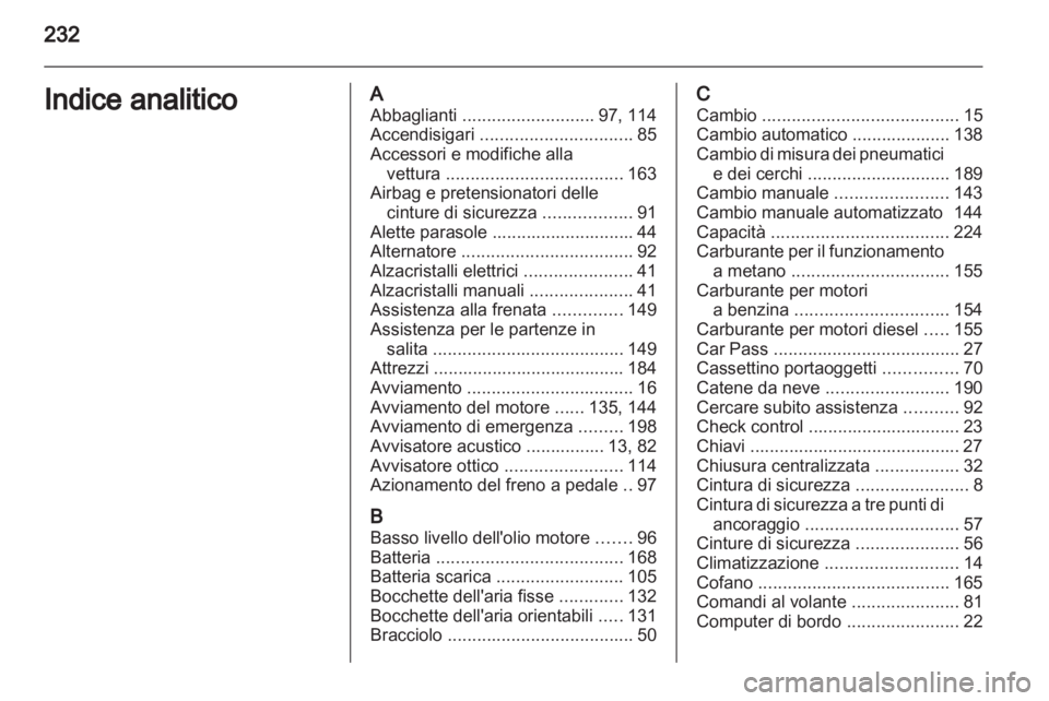 OPEL ZAFIRA 2011.5  Manuale di uso e manutenzione (in Italian) 