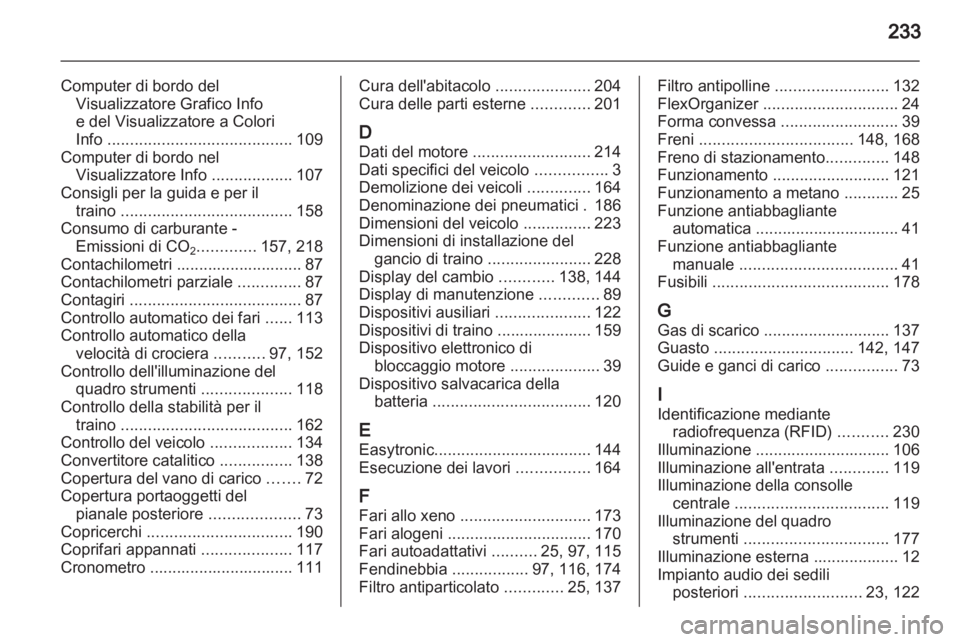 OPEL ZAFIRA 2011.5  Manuale di uso e manutenzione (in Italian) 
