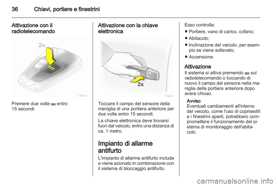 OPEL ZAFIRA 2012  Manuale di uso e manutenzione (in Italian) 