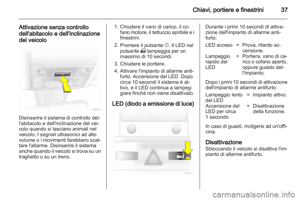 OPEL ZAFIRA 2012  Manuale di uso e manutenzione (in Italian) 