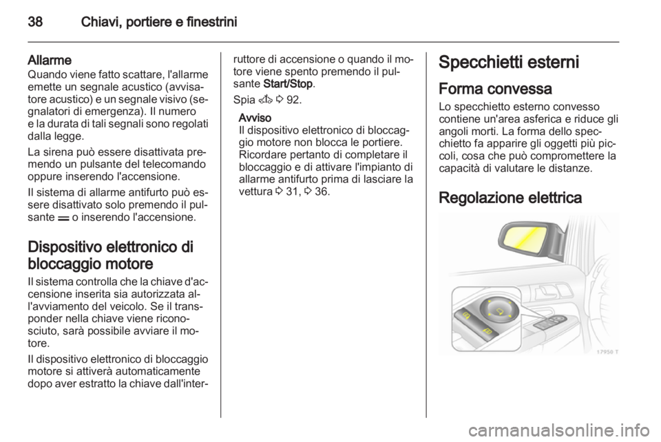 OPEL ZAFIRA 2012  Manuale di uso e manutenzione (in Italian) 