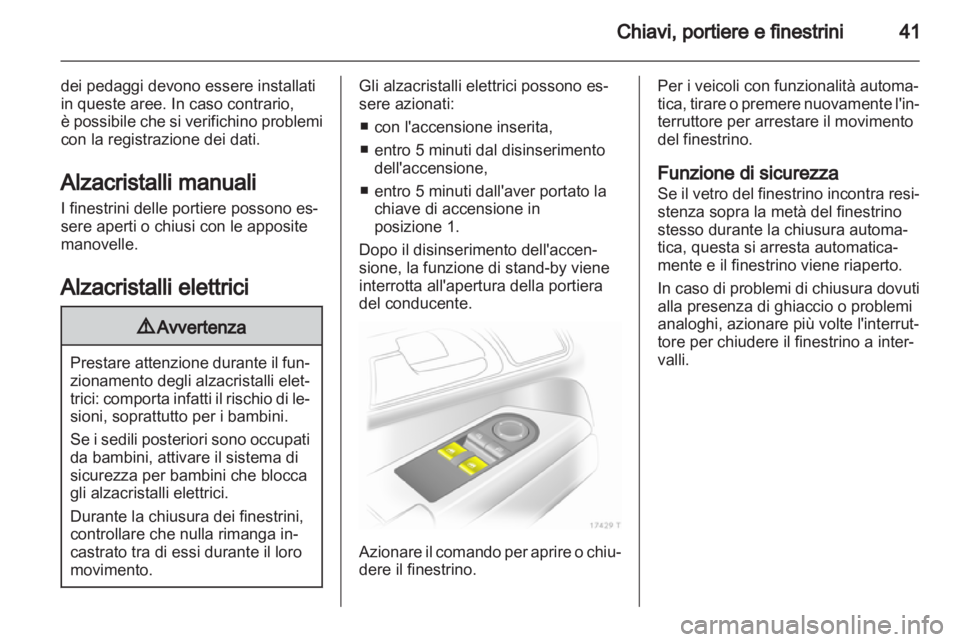 OPEL ZAFIRA 2012  Manuale di uso e manutenzione (in Italian) 