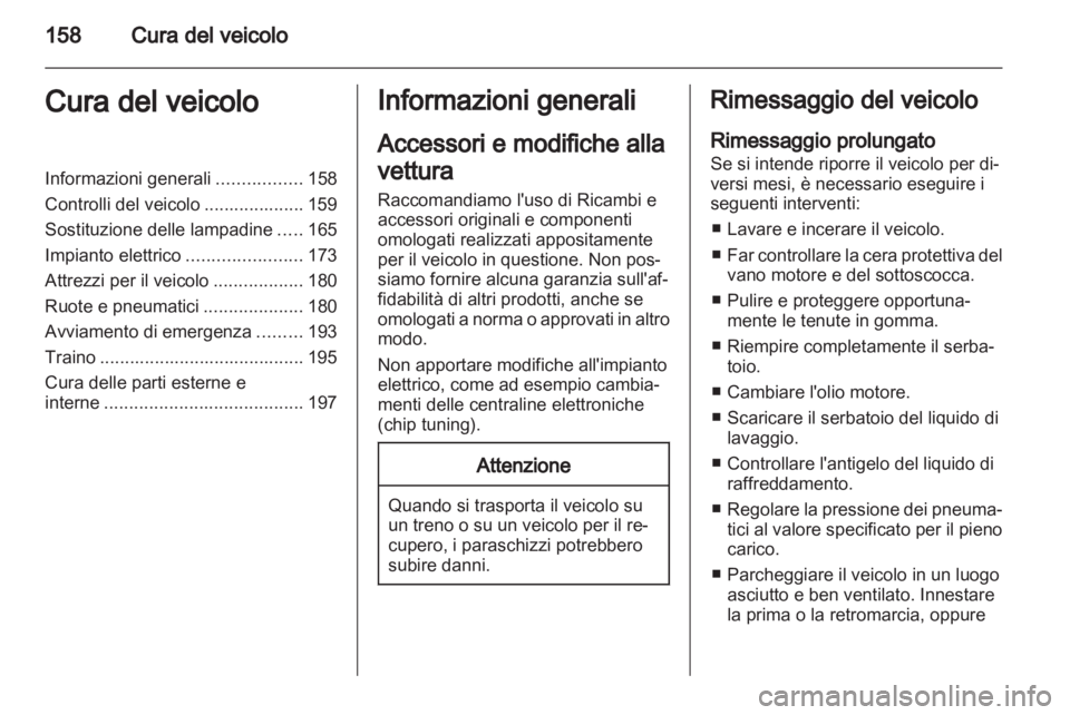 OPEL ZAFIRA 2013  Manuale di uso e manutenzione (in Italian) 