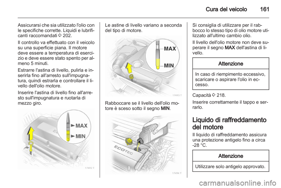 OPEL ZAFIRA 2013  Manuale di uso e manutenzione (in Italian) 