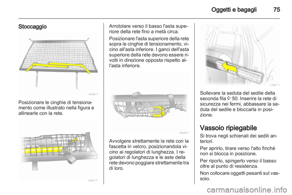 OPEL ZAFIRA 2013  Manuale di uso e manutenzione (in Italian) 