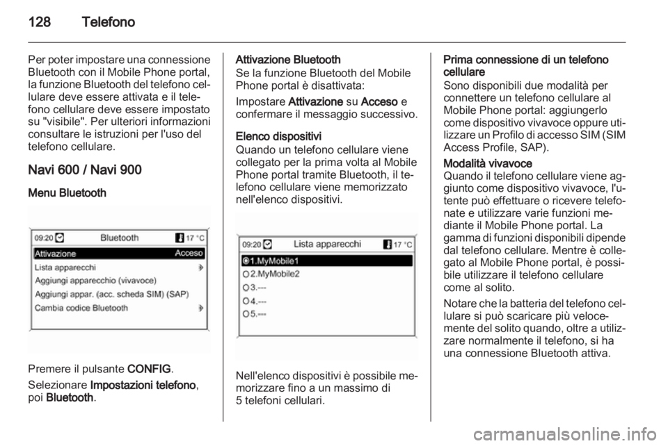 OPEL ZAFIRA B 2013 Manuale del sistema Infotainment (in Italian) OPEL ZAFIRA B 2013 Manuale del sistema Infotainment (in Italian)