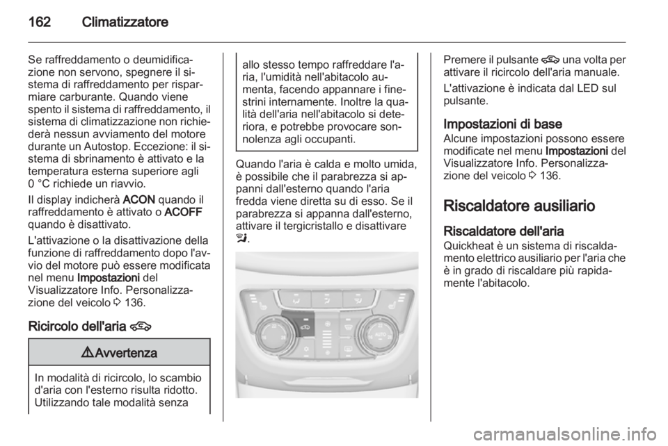 OPEL ZAFIRA TOURER 2013.5  Manuale di uso e manutenzione (in Italian) 
