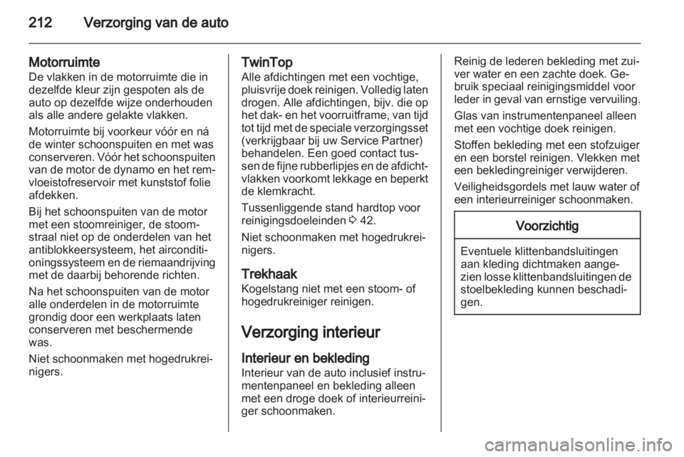 OPEL ASTRA H 2012  Gebruikershandleiding (in Dutch) 