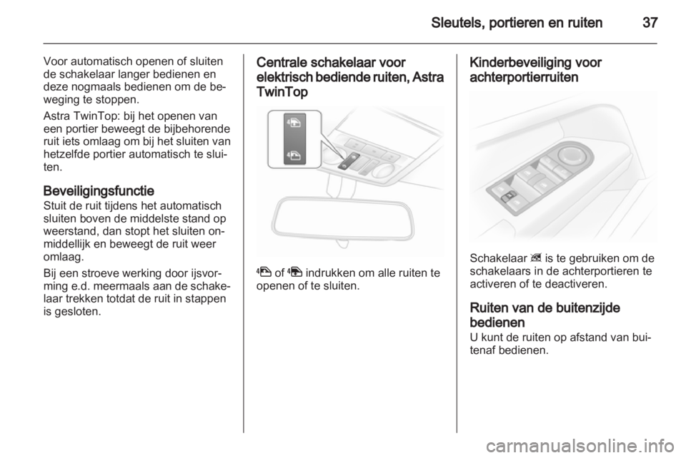 OPEL ASTRA H 2012  Gebruikershandleiding (in Dutch) 