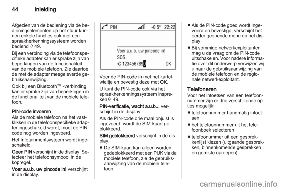 OPEL ASTRA H 2013  Handleiding Infotainment (in Dutch) 
