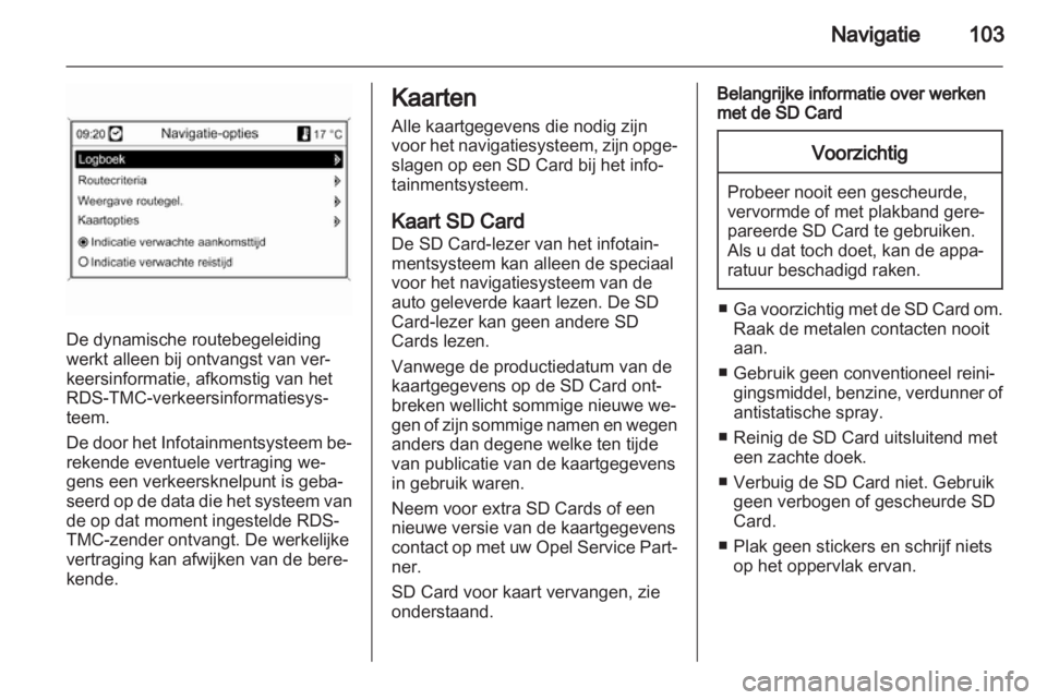 OPEL ASTRA J 2013  Handleiding Infotainment (in Dutch) 