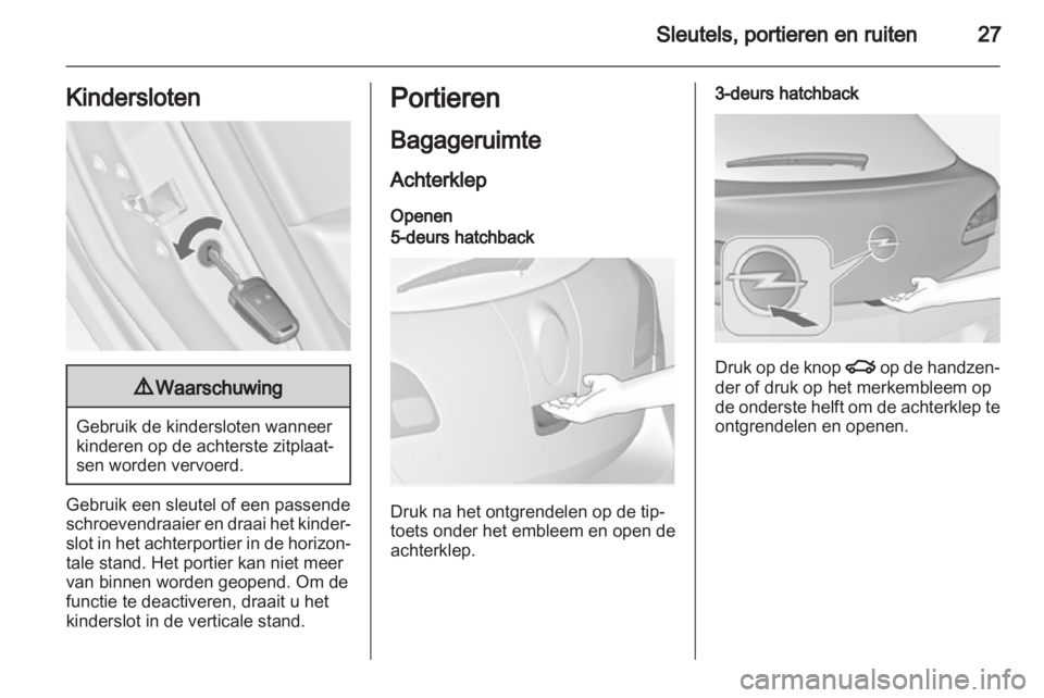 OPEL ASTRA J 2013  Gebruikershandleiding (in Dutch) 