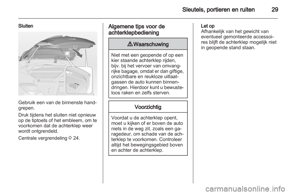 OPEL ASTRA J 2013  Gebruikershandleiding (in Dutch) 