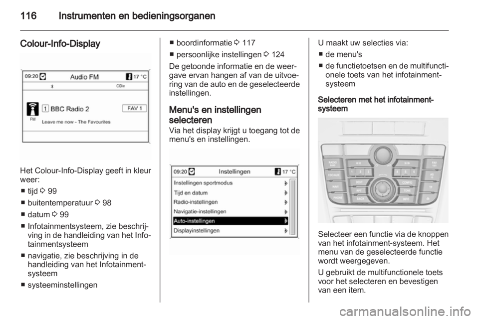 OPEL ASTRA J HB5 & ST 2012.5 Gebruikershandleiding (in Dutch) OPEL ASTRA J HB5 & ST 2012.5 Gebruikershandleiding (in Dutch)