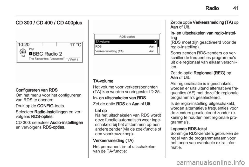 OPEL CASCADA 2013.5  Handleiding Infotainment (in Dutch) 